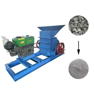 Africa Small Scale Gold Processing Plant Gold Ore Rock Crusher Stone Crushing Machine Hammer Mill Crusher for Gold Mining