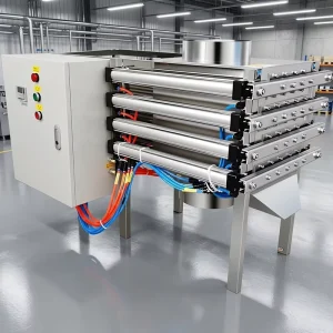 Air Operated Magnetic Grate Separator Neodymium Rods for Fine Powder Pipeline Iron Extraction