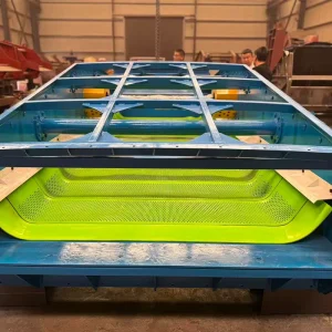 Anti Blocking Polyurethane Flip Flow Screen Mesh for Wet Waste Recycling Fine Material Sorting Equipment Spare Parts