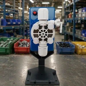Anti Corrosive Solenoid Dosing Pump with PVDF Head and Pulse Signal Control for Swimming Pool 5L/H