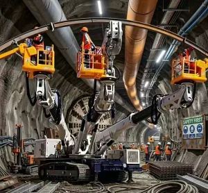 Arch Setting Trolley for Tunnel and Mining Fast Steel Beam Setup Safe Lifting and Precise Positioning