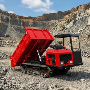 Articulated 7 Ton Dumper Truck Transmission Gearbox Diesel Engine Compact Mining Construction Heavy Duty Tracked Crawler Dumper