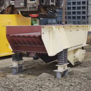 Automated Electric Motor Driven Vibratory Conveyor System for Cement and Mining PLC Controlled High Capacity Max 586t/h Feeder