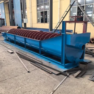 Automatic Classification Equipment Sand Gravel Classifier Bauxite 50TPH Single Double Spiral Separation Pump Motor Eco-Friendly