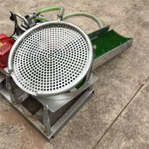 Automatic Gold Mining Carpet Sluice Box Gold Concentrator Equipment for Fine Gold Ore Recovery