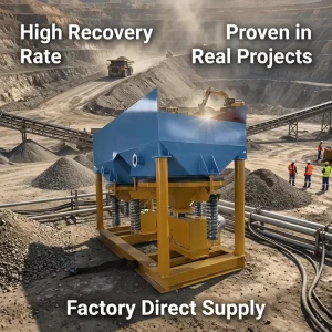 Automatic Gravity Separator with Engine and Motor for Ore Beneficiation 380V/220V 10-90T/H Capacity