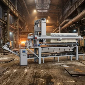 Automatic Membrane Filter Plate Press Filter Machine for Use in Mineral Processing Plants