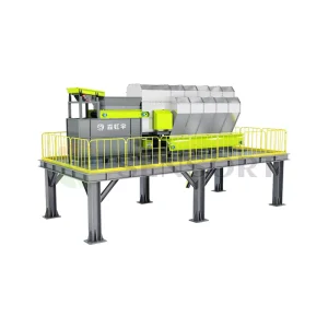 Automatic Municipal Solid Waste Sorting Machine With Zig Zag Air Classifier Separator Motor Driven 99% Sorting Rate
