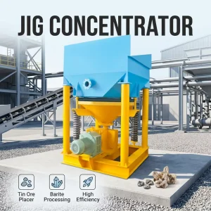 Automatic PLC Controlled High Accuracy Jig Concentrator Mineral Gravity Separator for Separate Tungsten Tin Antimony Mine Plant
