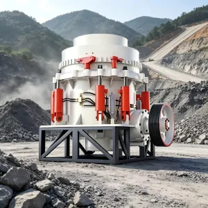 Automatic Rock Iron Ore Crushing Equipment HP Multi Cylinder Hydraulic Cone Crusher for Mining Construction