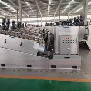 Automatic Screw Press Sludge Dewatering Equipment for Paper Mill Fiber Sludge Thickening and Drying