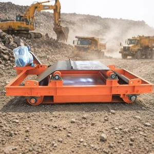 Automatic Self-cleaning High Rigidity Overband Magnetic Separator with Bearing for Industrial Waste Recycling
