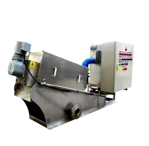 Automatic Volute Press for Sewage Sludge Thickening and Dewatering