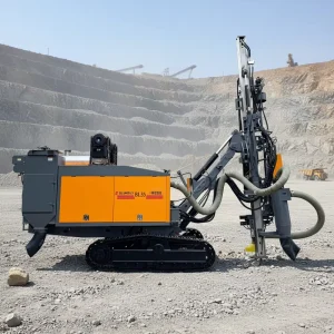 BL35A Diesel Crawler Rotary Drilling Rig 80-127mm Diameter Max 27m Depth for Gold Mining and Quarry Blast Hole Drilling