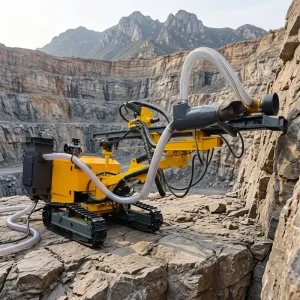 BL835B Downhole Drill Rig Integrated Dust Removal Blast Hole Rock Drilling Machine for Gold Mining Quarry Blasting