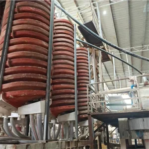 BLL-1200 Gravity Machine Spiral Chute Separator Pump Low Noise 4-6t/h Placer Alluvial Gold Zircon Rutile Iron Heavy Minerals