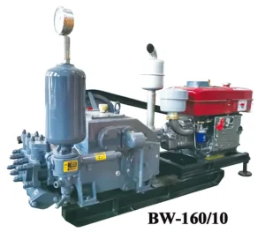 BW 160 10 High Pressure Geological Drilling Mud Pump for Mining Water Well Durable Industrial Slurry Pump