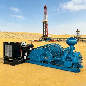 BW 850 Horizontal Double Cylinder Double Effect Mud Pump For Underground Wells And Mines 1 Year Warranty Made In China