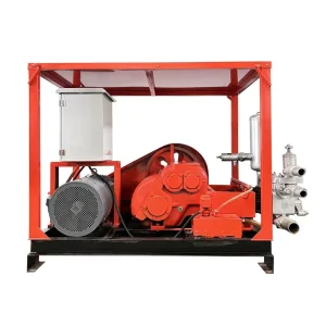 BW Series BW320 Horizontal Triplex Single Acting Reciprocating Piston Mud Pump with Diesel Engine and Motor 30KW