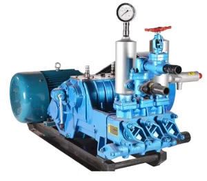 BW350 13 Triplex Reciprocating Mud Pump Electric Diesel Driven 2.5 10 Mpa Pressure for Water Well Drilling Geological Grouting