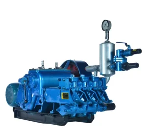 BW450 5 Triplex Reciprocating Mud Pump with Electric Diesel Motor 22 Kw 2 5 Mpa Pressure for Geological Survey Drilling Projects