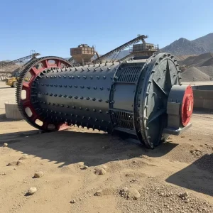 Ball Mill for Gold Copper Processing Plants Equipped with AC Motors Gearboxes 1 25t/h Capacity 1 Year Warranty