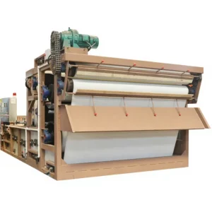 Belt Press Dewatering System for Food Industry Sludge Dewatering High capacity for Heavy Sludge