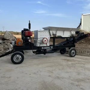 Box Crusher Max 30t/h Capacity AC Motor for Broken Stone Application