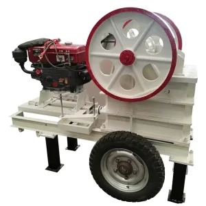 Brand New in Stock PE200*300 Mobile Jaw Crusher for Mine Mining Rock Crusher Plant
