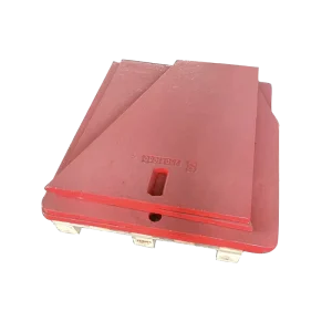 C80R Upper and Lower Cheek Plate High Manganese Steel Side Plate Guard Plate for Jaw Crusher Parts