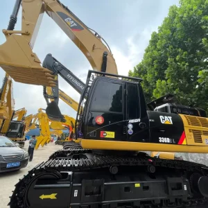 CAT 336D2L Fuel Saving Smooth Operation Complete Components Used Excavator for Mine Yard Excavation Work