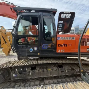 CE 21ton Used ZX210 Hydraulic Large Second Hand Digger Used Excavator Japan with Attachments