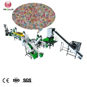 CE Certified HDPE Crates Barrels Recycling System Grinding Crushing Washing Dewatering Drying Machine Line