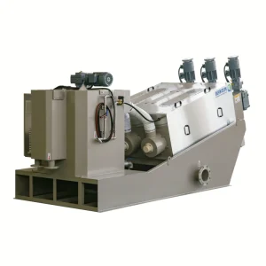 CE Certified Stainless Steel Screw Press Sludge Dewatering Unit 380V Industrial Grade
