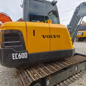 CE&EPA Certified 6 Tons 95% New Original Hydraulic Crawler Used Volvo EC60D Small Used Sweden Mini Excavator with Pump Gear