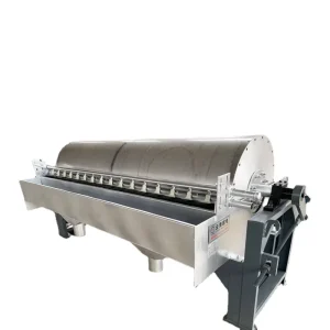 CTB612 Wet Semi Countercurrent Permanent Magnetic Drum Separator for Magnetite Concentration Quartz Feldspar Iron Removal