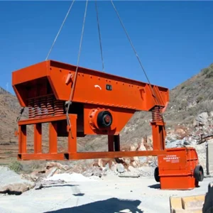 Capacity 550 T/H Vibrating Feeder for Clinker Limestone Basalt Gravel Granite Aggregate Quartz Concrete Soil Coal