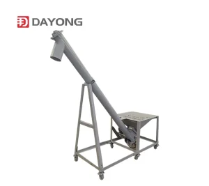 Carbon Steel Auger Elevator Screw Conveyor Hoister Feeding Conveyor Machine