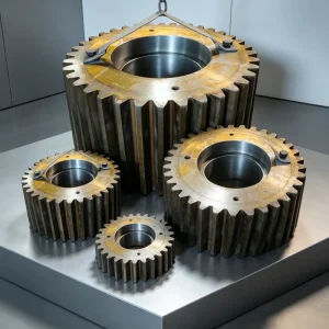 Carbon Steel Ball Mill Pinion Gear Mining Machine Parts Anti-rust Pinion for Clay Ore Mining Industry