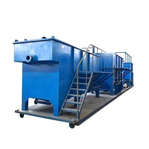 Carbon Steel Domestic Wastewater Treatment Equipment 20000L 380V Air Floatation DAF Pump
