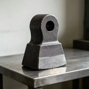 Cast Alloy Crusher Hammer Anti Impact Stone Processing Equipment Components