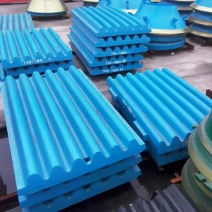 Casting Jaw Plates for Mining Industry Stone Jaw Crusher High Wear Resistant Spare Parts
