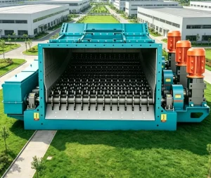 Cement Plant Steel Roller Screen with Gear and Bearing for Limestone and Clay Pre Screening