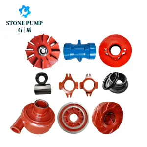 Centrifugal Pump Replacement Wear Resistant Horizontal Slurry Pump Parts Closed High Chromium Alloy Expeller Impeller Bearing