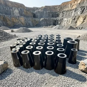 Ceramic Lined Hydrocyclone Underflow Nozzle Apex Spigot for Mining Cyclone Separator Spare Parts