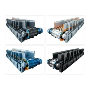Chain Plate Feeder Heavy Duty Stone Bulk Material Conveying Mining Quarry Jaw Crusher Feed Equipment