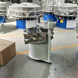 Chemical Pigment Powder Forced Screening Machine Circular Vibrating Separator for Fine Dye Particle Sifting SS316L