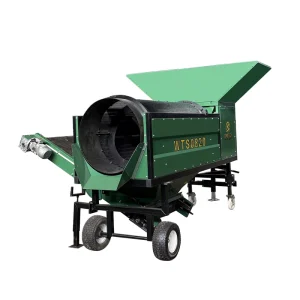China Factory Circular Rock Trommel Screen with Engine 9-10 TPH Ore Dredging Machine