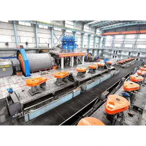 China Gold Ore Beneficiation Plant Complete Hard Rock Gold Flotation Beneficiation Plant
