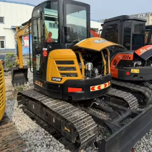 China Great Quality 5tons SY50U Small Digger Crawler Excavator Factory Price in Stock Used Excavator